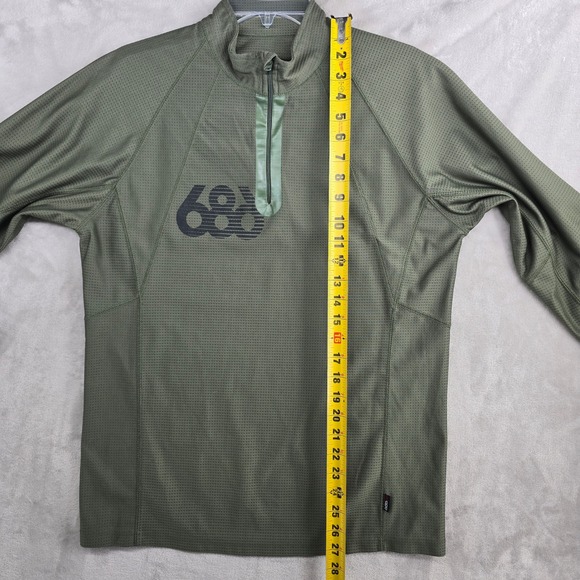 686 Mens medium Performance Dry Baselayer Quarter Zip Pullover Long Sleeve Shirt - Picture 5 of 9
